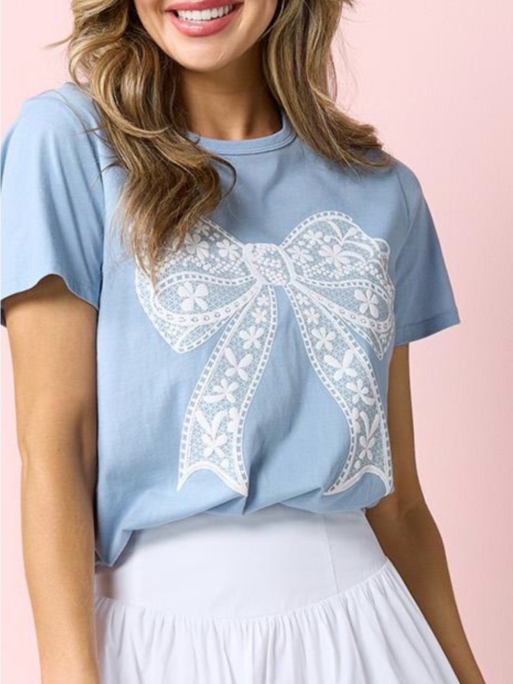 NWT Plus Size Bow Graphic Tee